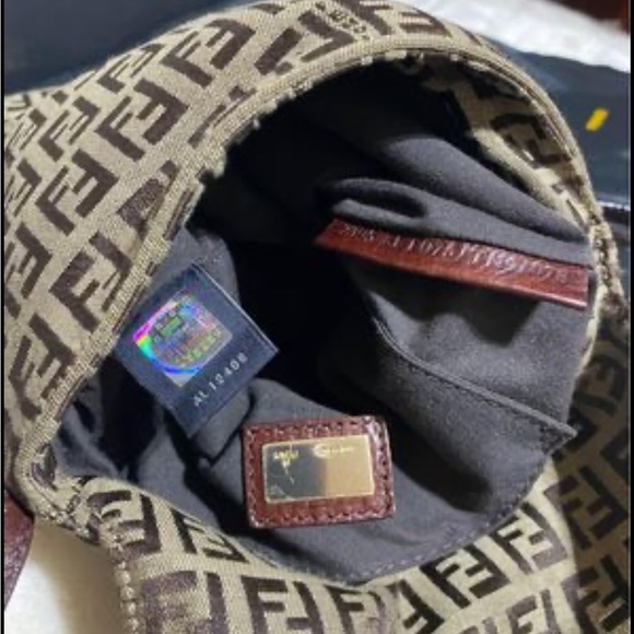 Fendi Zucchino FF sling crossbody flap bag - Picture 2 of 9